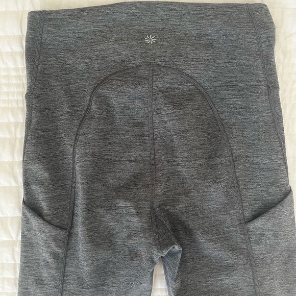 ATHLETA Ultimate Stash Pocket Capri in Heathered Grey - Picture 6 of 8